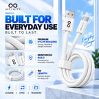 INFYNITY 3A USB-A to Type-C Fast Charging Cable – 1M Nylon Braided