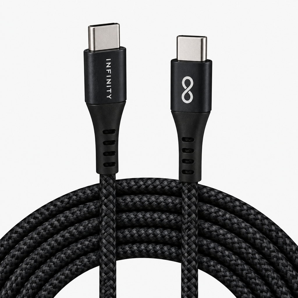 TYPE-C to TYPE-C CABLE BLACK 60W