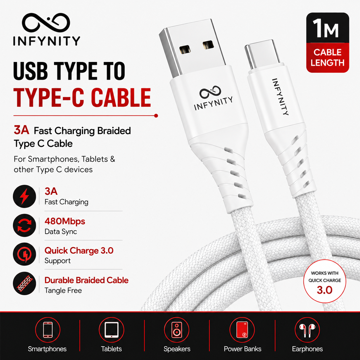 USB TYPE to TYPE-C CABLE