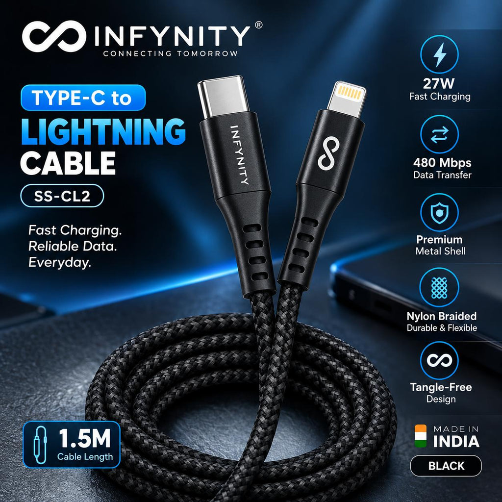 USB TYPE to TYPE-C CABLE BLACK 60W