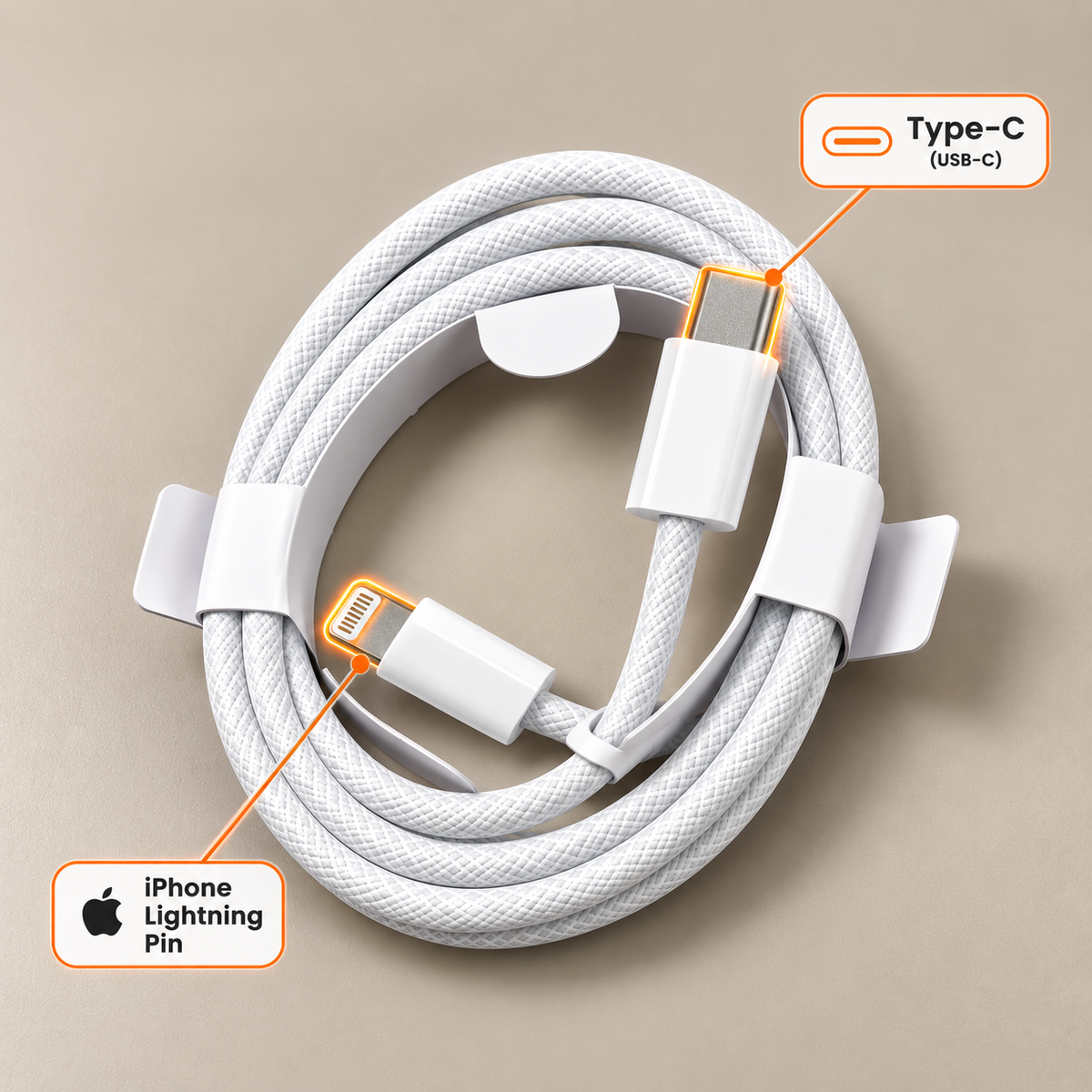 TYPE-C to LIGHTNING CABLE